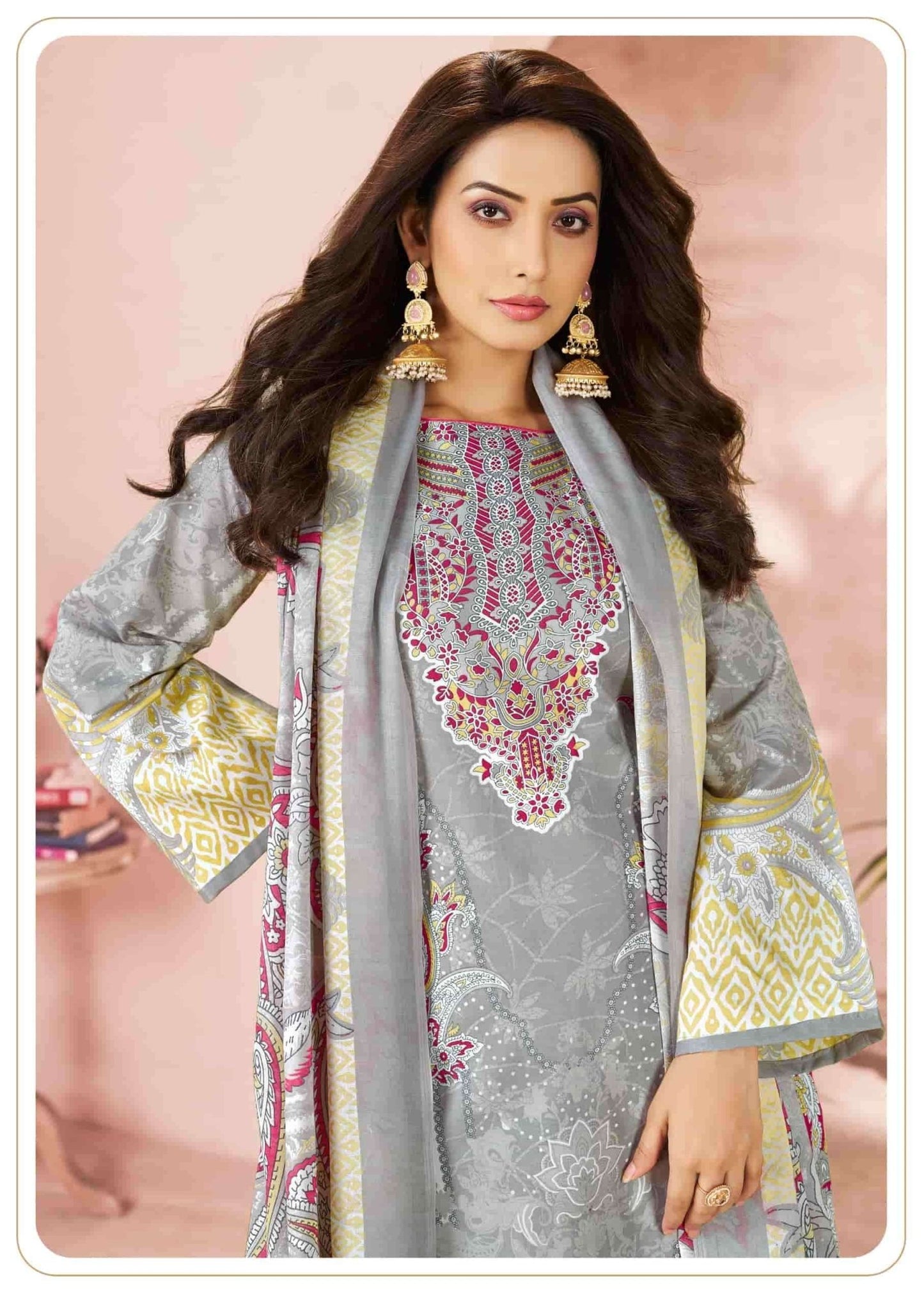 Vandana Creation Karachi King Vol 41 Cotton Pakistani Suit - Amrah Wholesale