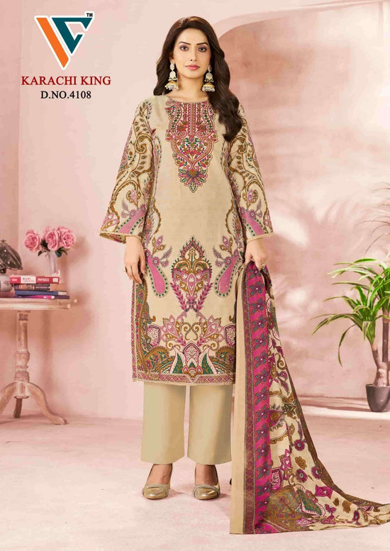 Vandana Creation Karachi King Vol 41 Cotton Pakistani Suit - Amrah Wholesale