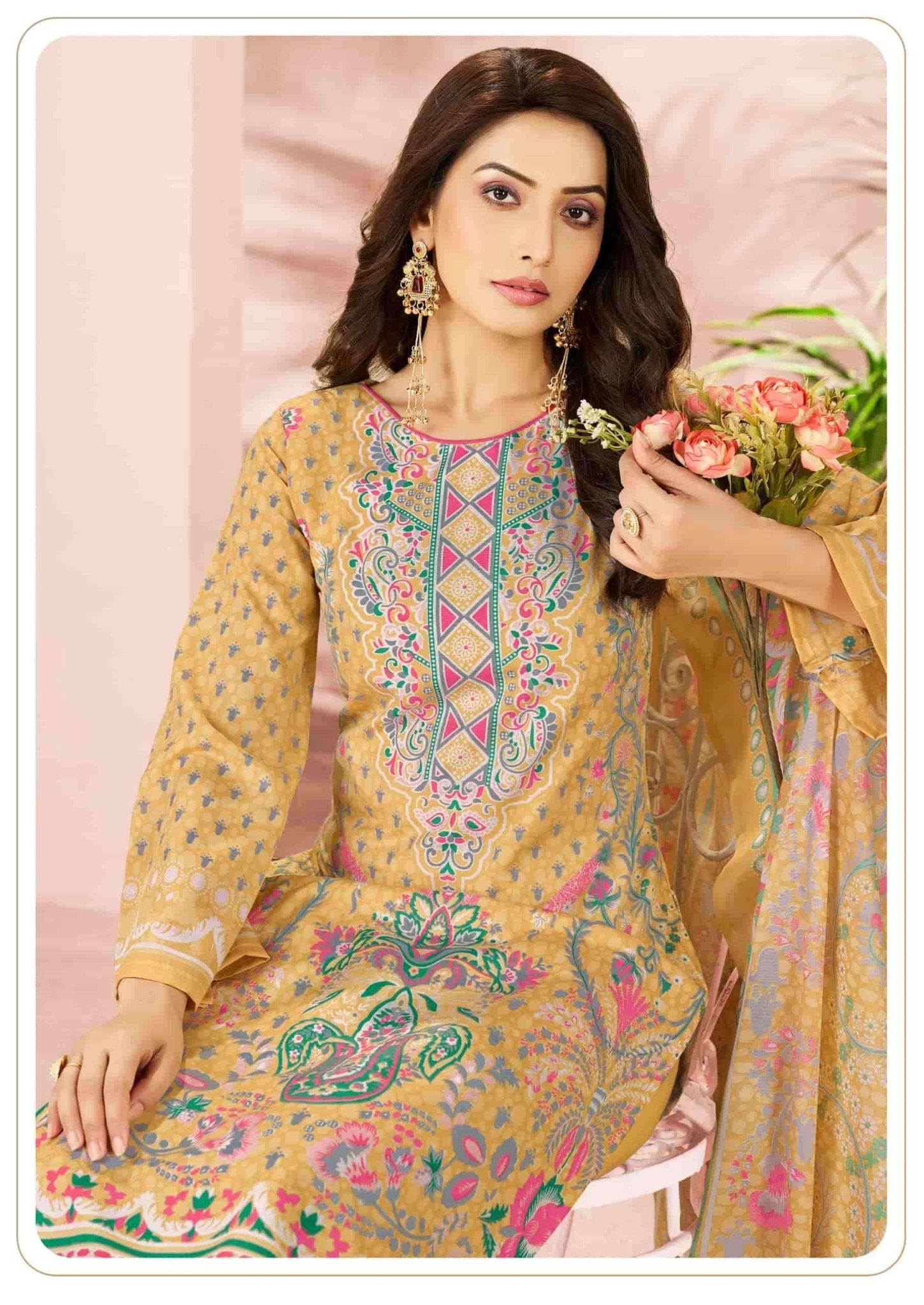 Vandana Creation Karachi King Vol 41 Cotton Pakistani Suit - Amrah Wholesale