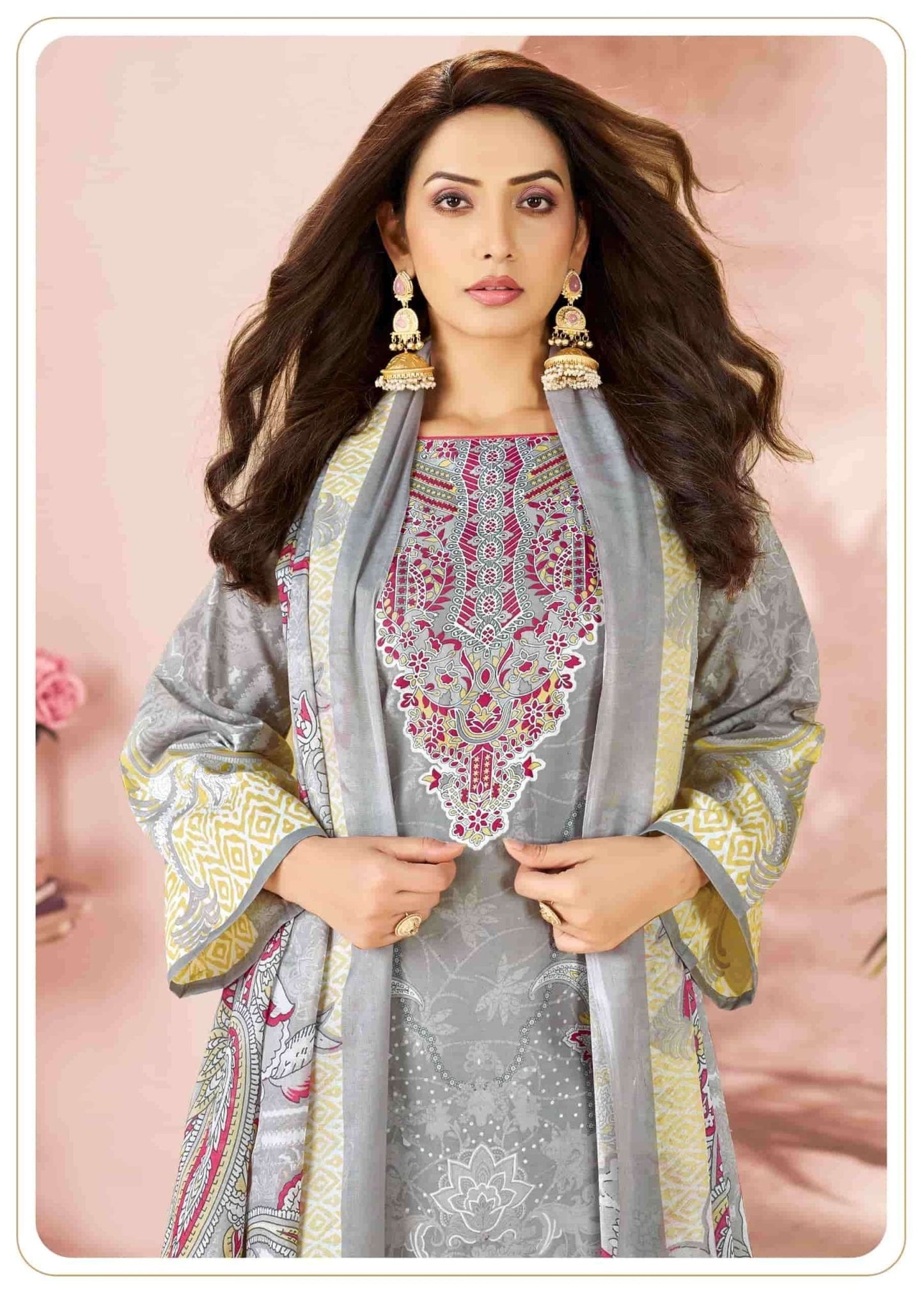 Vandana Creation Karachi King Vol 41 Cotton Pakistani Suit - Amrah Wholesale