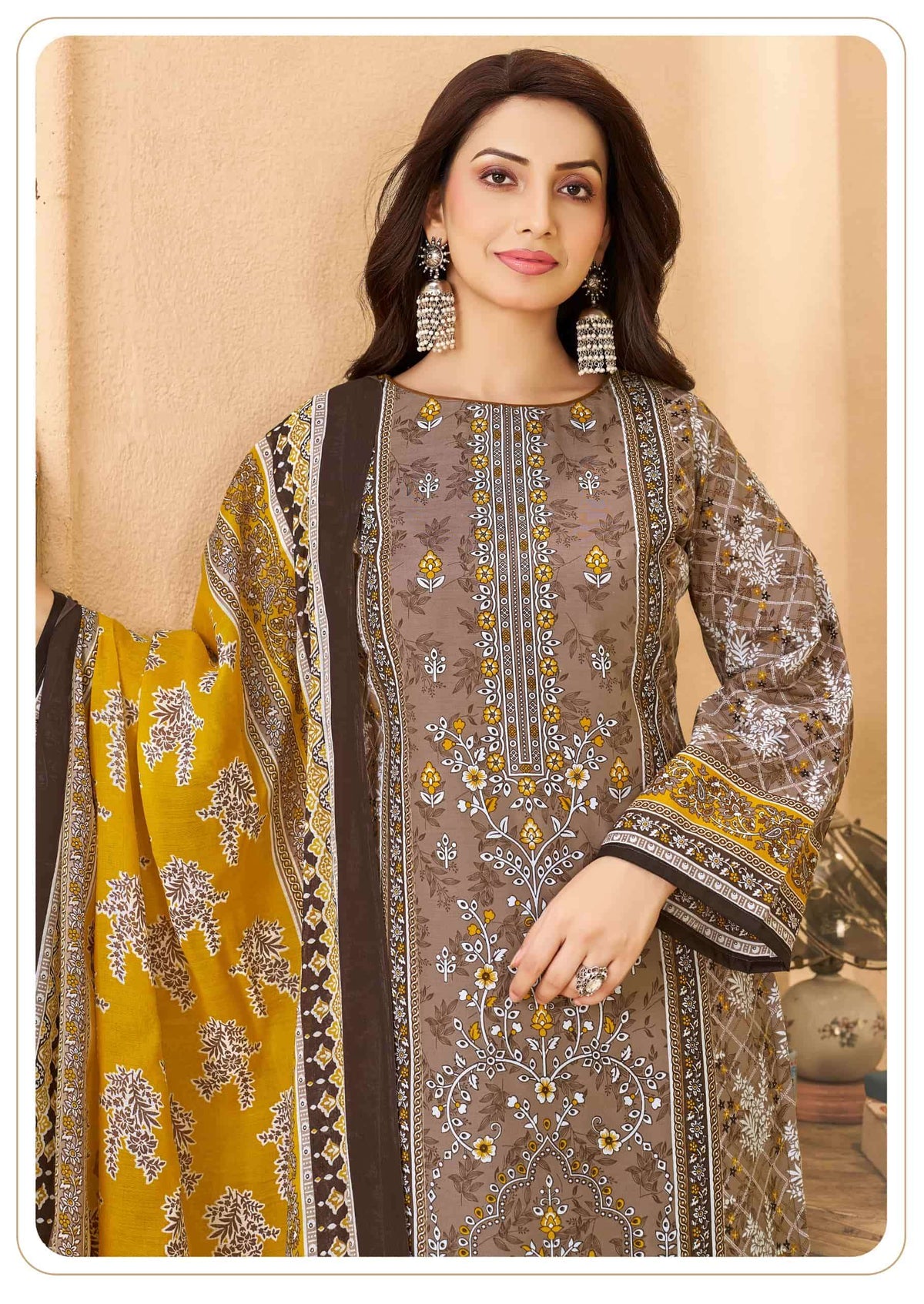 Vandana Creation Karachi Studio Vol 6 Printed Karachi Cotton Dress Material
