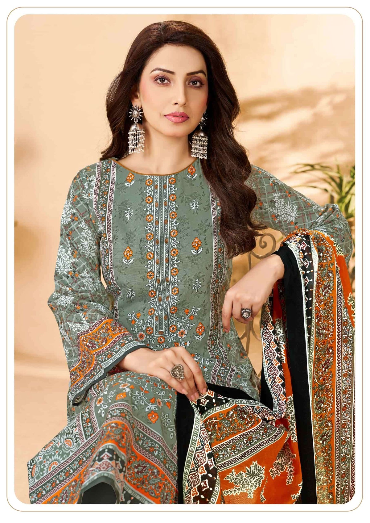 Vandana Creation Karachi Studio Vol 6 Printed Karachi Cotton Dress Material