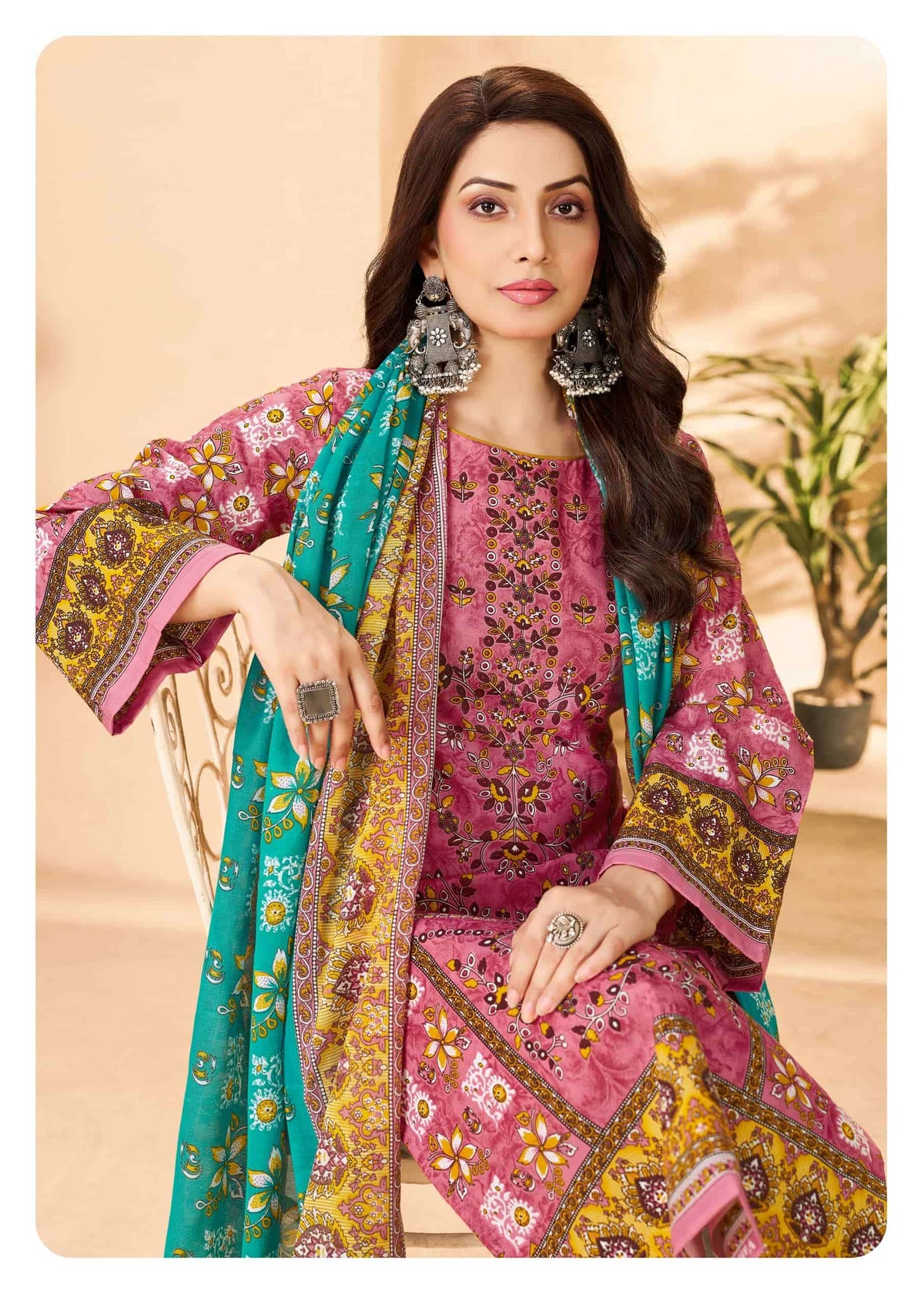 Vandana Creation Karachi Studio Vol 6 Printed Karachi Cotton Dress Material