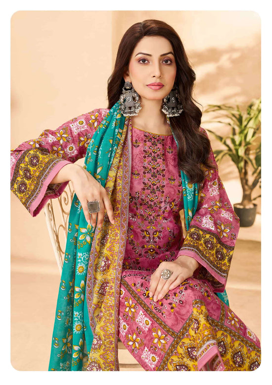 Vandana Creation Karachi Studio Vol 6 Printed Karachi Cotton Dress Material
