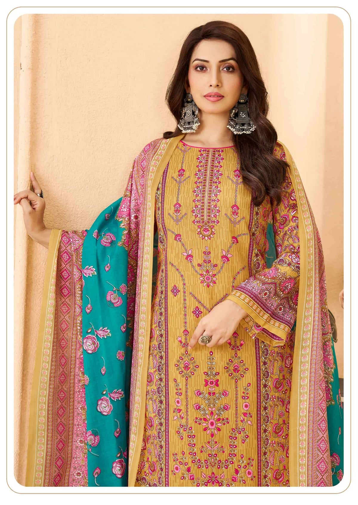 Vandana Creation Karachi Studio Vol 6 Printed Karachi Cotton Dress Material