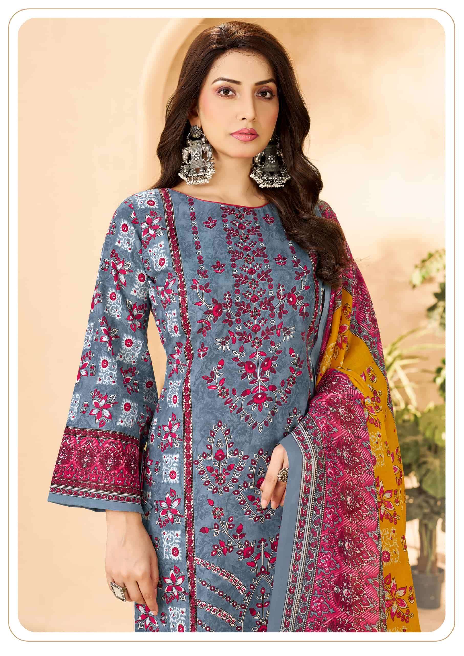 Vandana Creation Karachi Studio Vol 6 Printed Karachi Cotton Dress Material