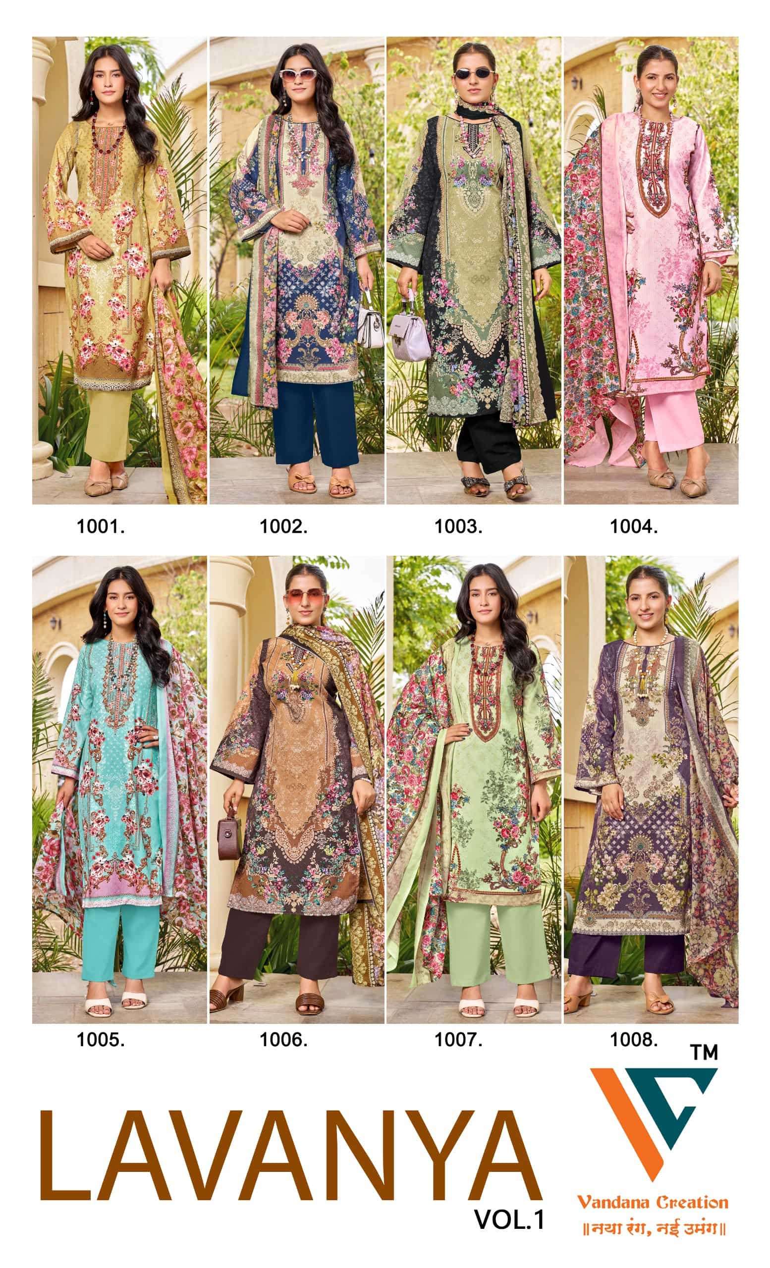 VANDANA CREATION LAVANYA VOL-1 Soft Cotton Printed Dress Material