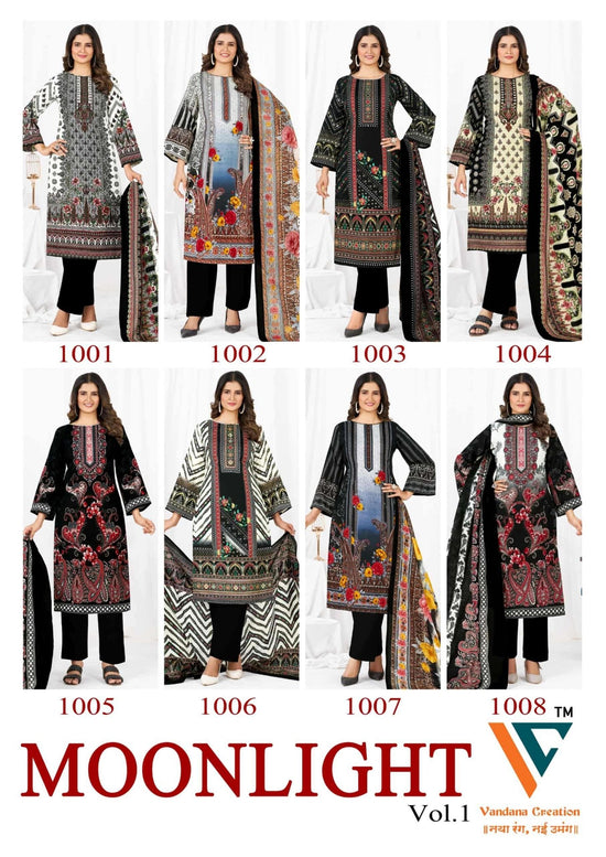 VANDANA CREATION MOONLIGHT VOL - 1 Cotton Printed Dress Material - Amrah Wholesale