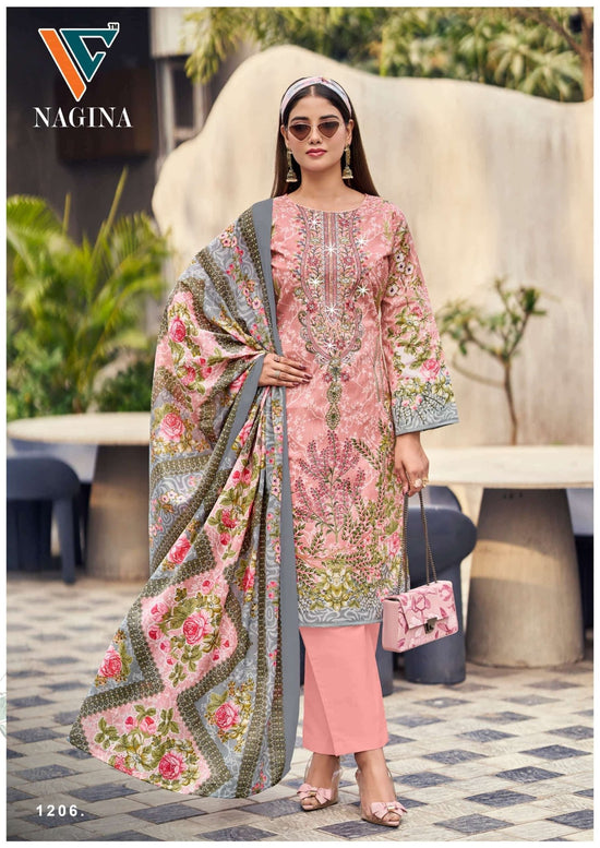 Vandana Creation Nagina Vol - 12 Cotton Dress Material - Amrah Wholesale