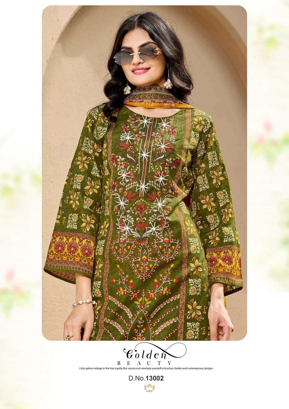 Vandana Creation Nagina Vol 13 Cotton Embroidered Dress Material Wholesale Price
