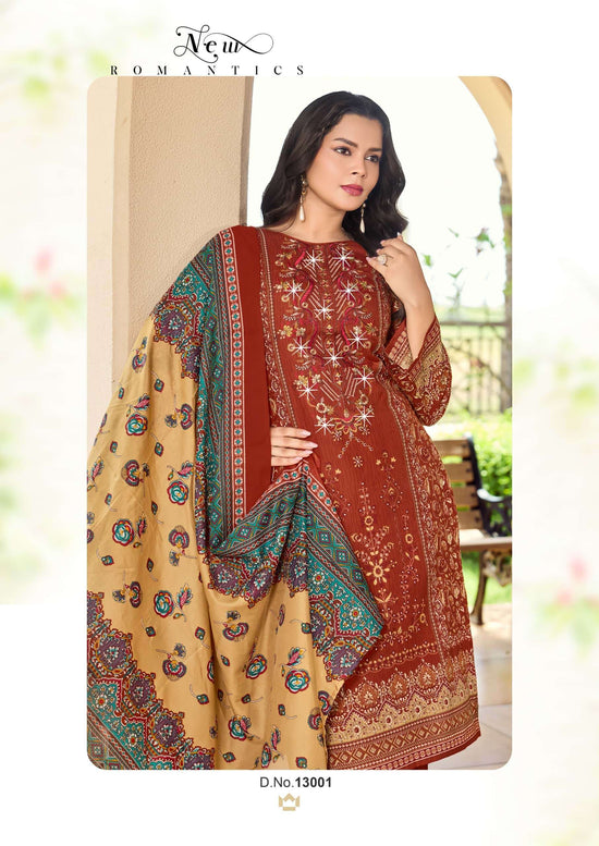 Vandana Creation Nagina Vol 13 Cotton Embroidered Dress Material Wholesale Price