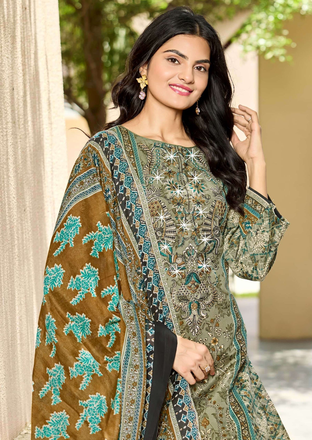 Vandana Creation Nagina Vol 13 Cotton Embroidered Dress Material Wholesale Price