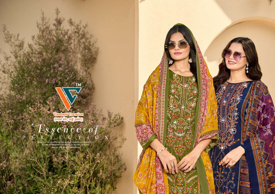 Vandana Creation Nagina Vol 13 Cotton Embroidered Dress Material Wholesale Price