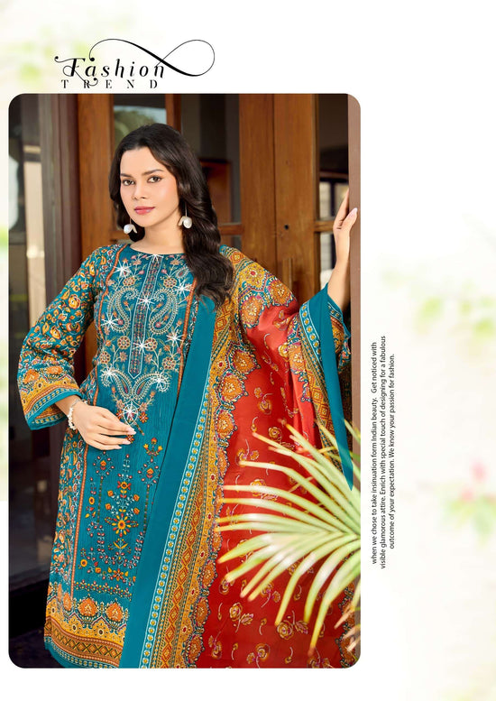 Vandana Creation Nagina Vol 13 Cotton Embroidered Dress Material Wholesale Price