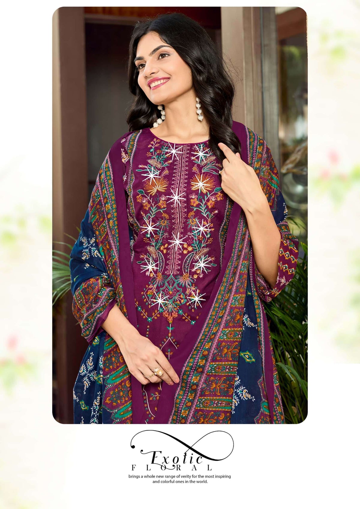 Vandana Creation Nagina Vol 13 Cotton Embroidered Dress Material Wholesale Price