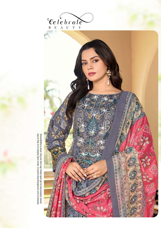 Vandana Creation Nagina Vol 13 Cotton Embroidered Dress Material Wholesale Price