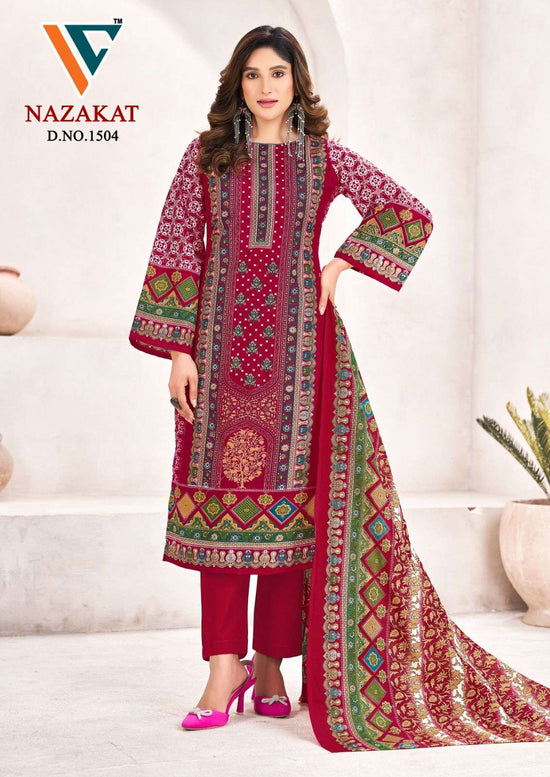 Vandana Creation Nazakat Vol - 15 Cotton Printed Pakistani Suits - Amrah Wholesale