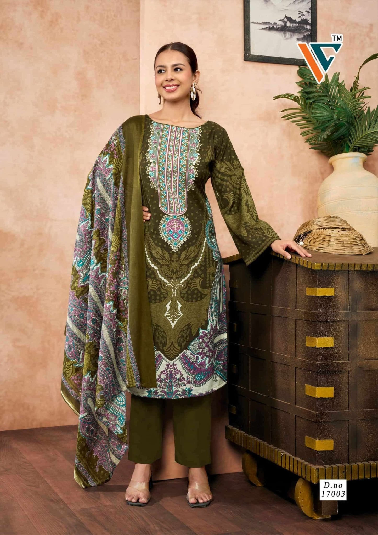 Vandana Creation Nazakat Vol 17 Printed Cotton Dress Material - Amrah Wholesale