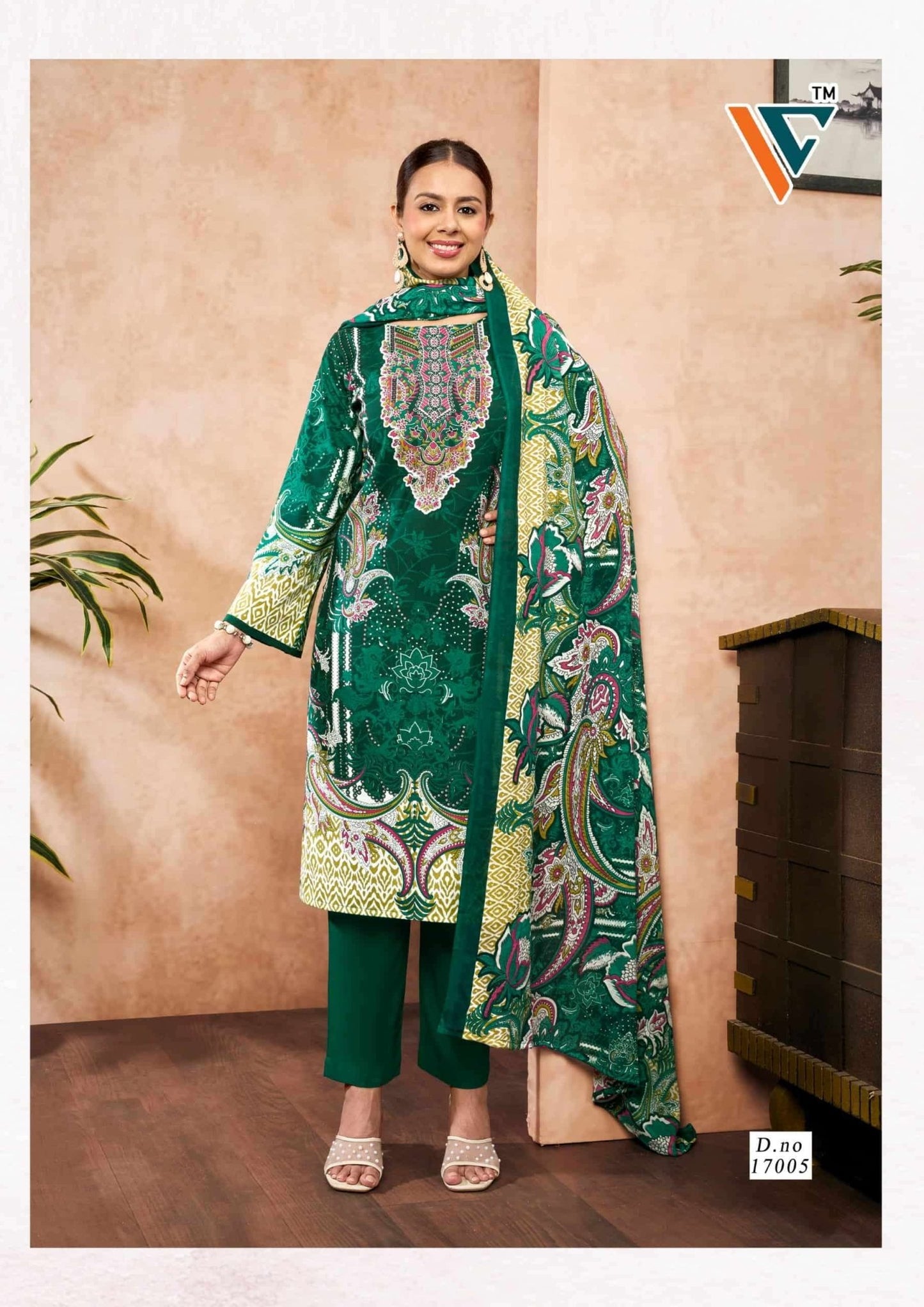 Vandana Creation Nazakat Vol 17 Printed Cotton Dress Material - Amrah Wholesale