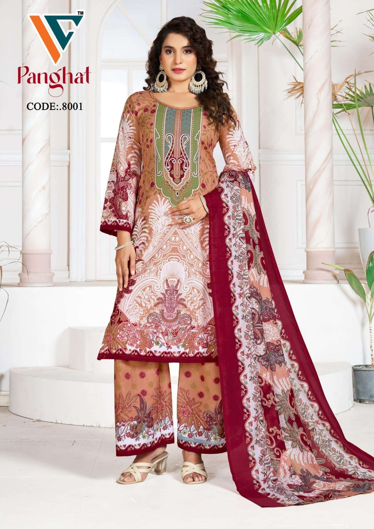 Vandana Creation Panghat Vol - 08 Cotton Dress Material - Amrah Wholesale
