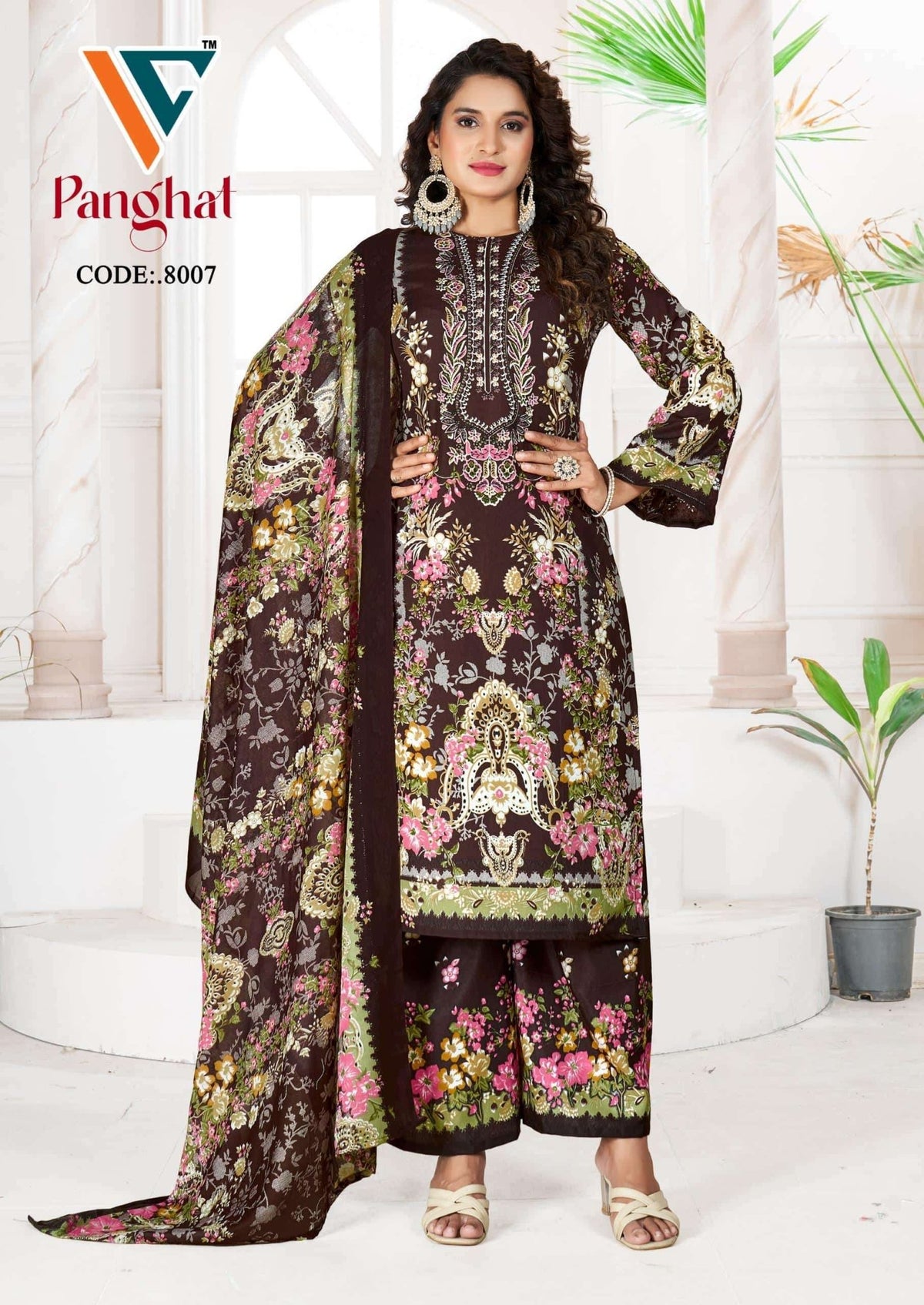 Vandana Creation Panghat Vol - 08 Cotton Dress Material - Amrah Wholesale