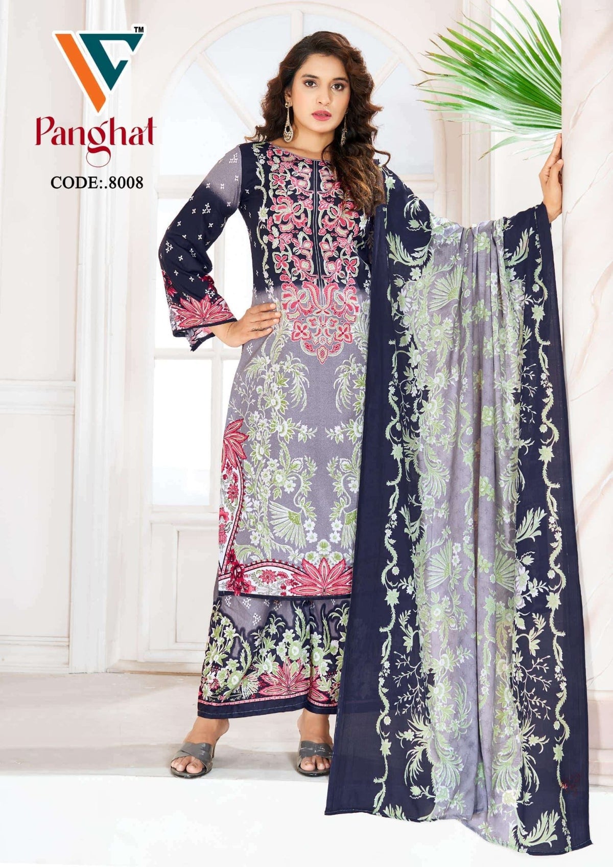 Vandana Creation Panghat Vol - 08 Cotton Dress Material - Amrah Wholesale