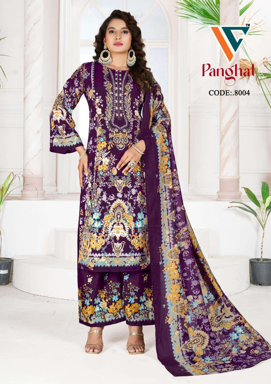 Vandana Creation Panghat Vol - 08 Cotton Dress Material - Amrah Wholesale