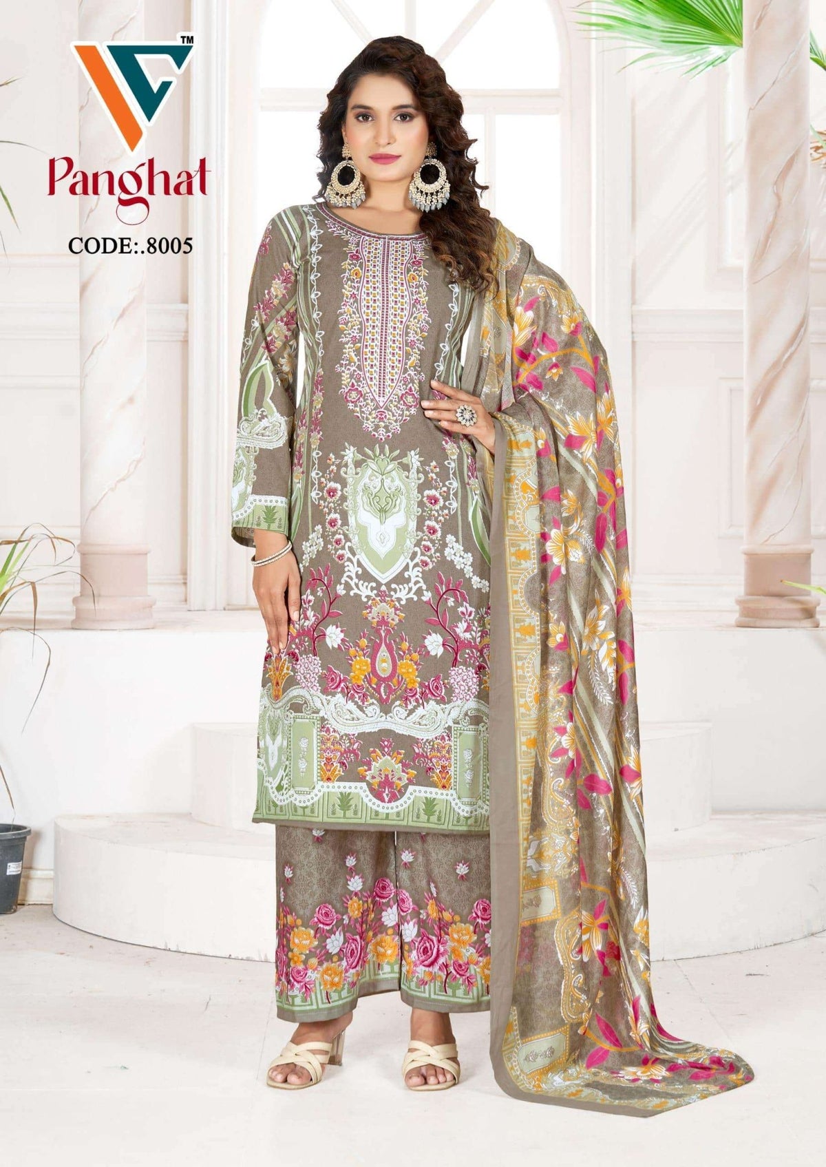 Vandana Creation Panghat Vol - 08 Cotton Dress Material - Amrah Wholesale