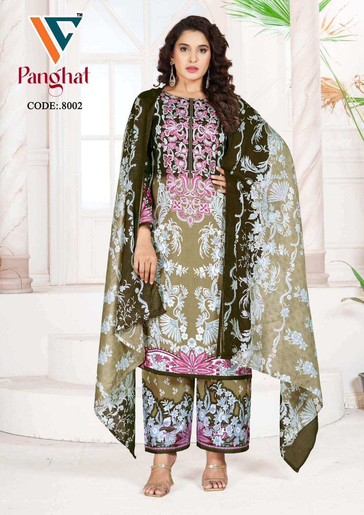 Vandana Creation Panghat Vol - 08 Cotton Dress Material - Amrah Wholesale