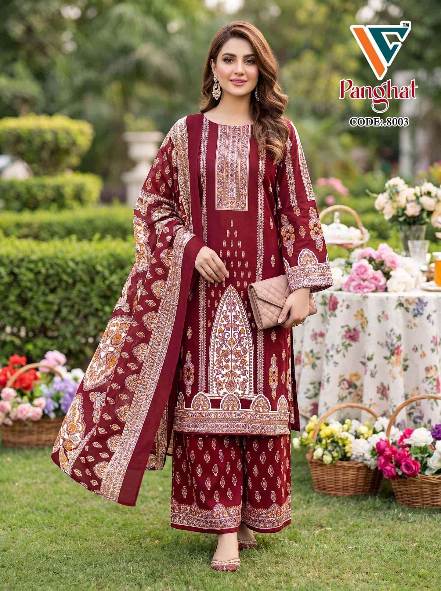 Vandana Creation Panghat Vol 9 Cotton Pakistani Suit