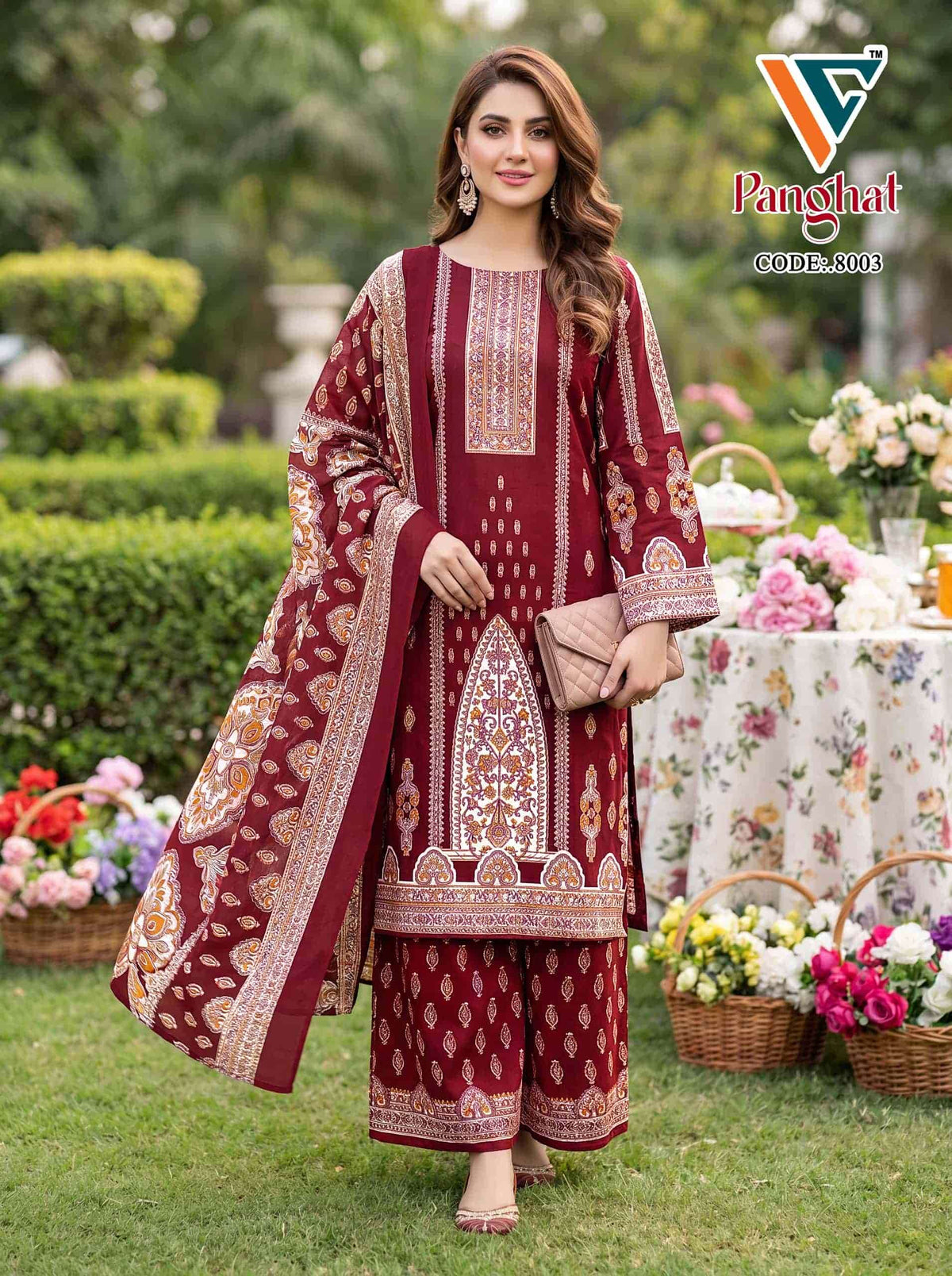 Vandana Creation Panghat Vol 9 Cotton Pakistani Suit