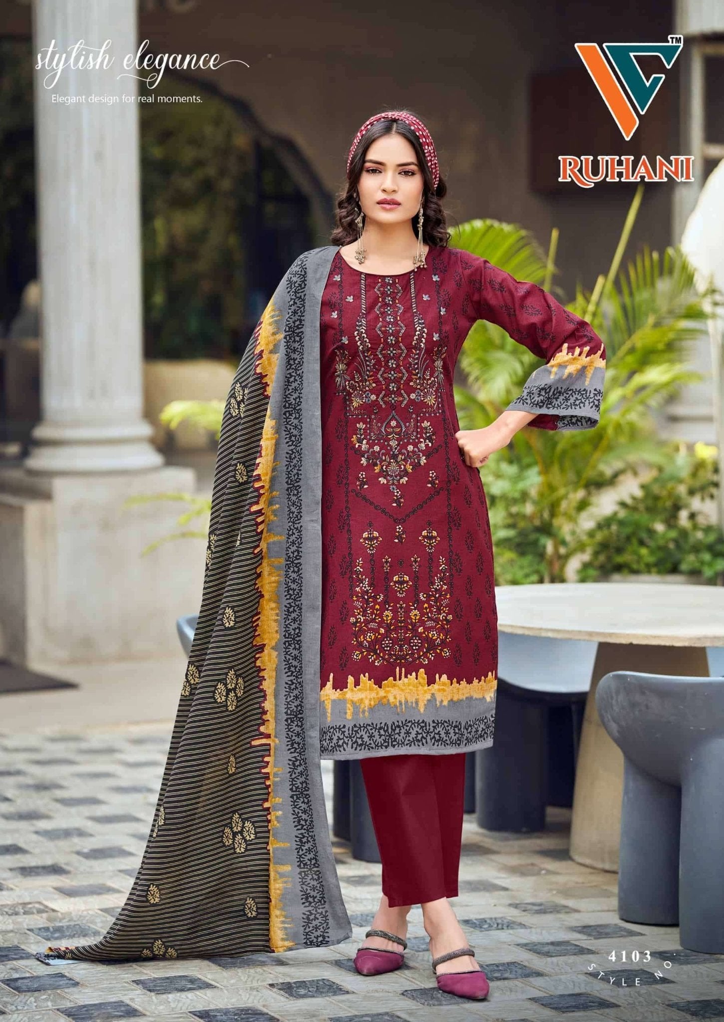 Vandana Creation Ruhani Vol 41 Cotton Embroidered Dress Material - Amrah Wholesale