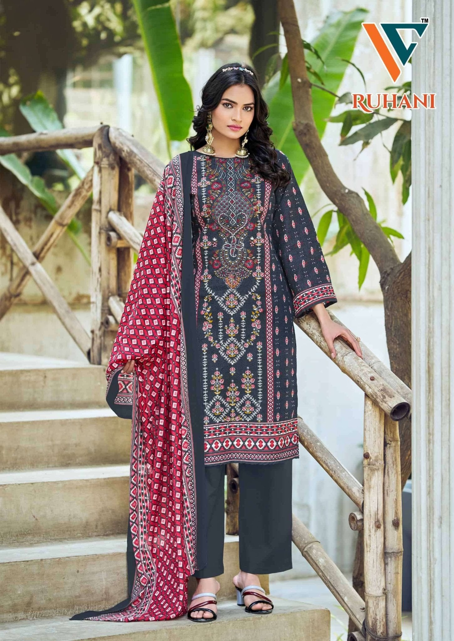Vandana Creation Ruhani Vol 41 Cotton Embroidered Dress Material - Amrah Wholesale