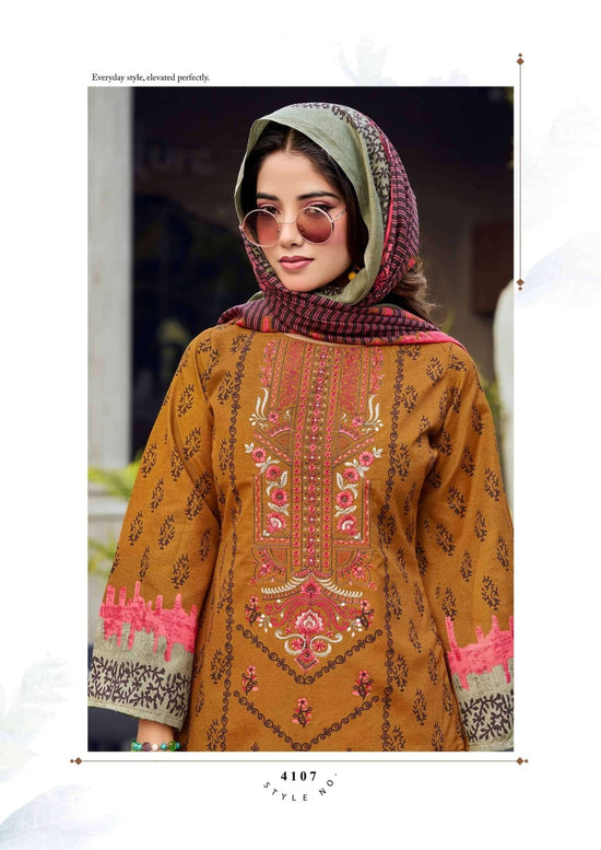 Vandana Creation Ruhani Vol 41 Cotton Embroidered Dress Material - Amrah Wholesale