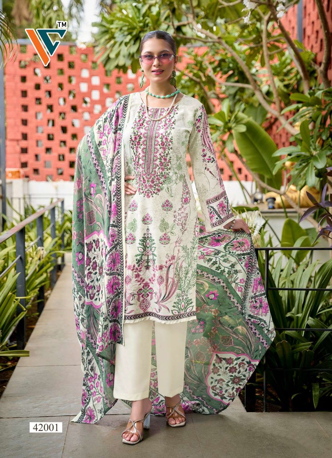 Vandana Creation Ruhani Vol-42 Cotton Printed Dress Material