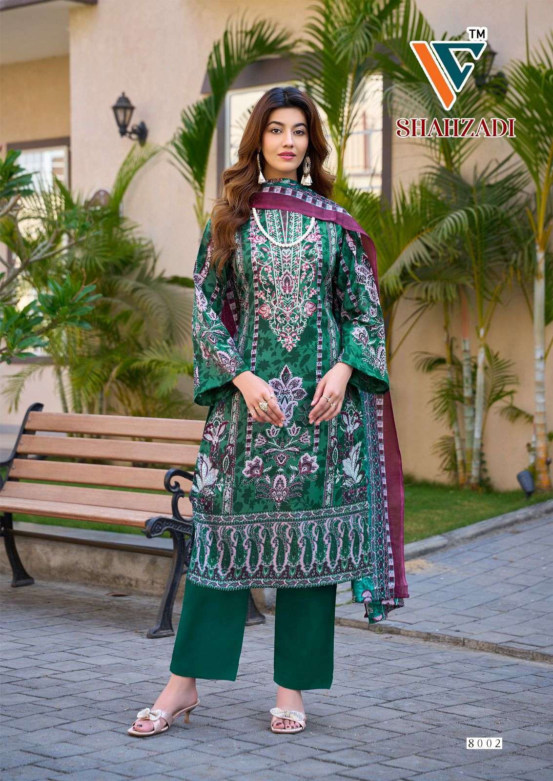 Vandana Creation Shahzai Vol - 08 Cotton Dress Material - Amrah Wholesale