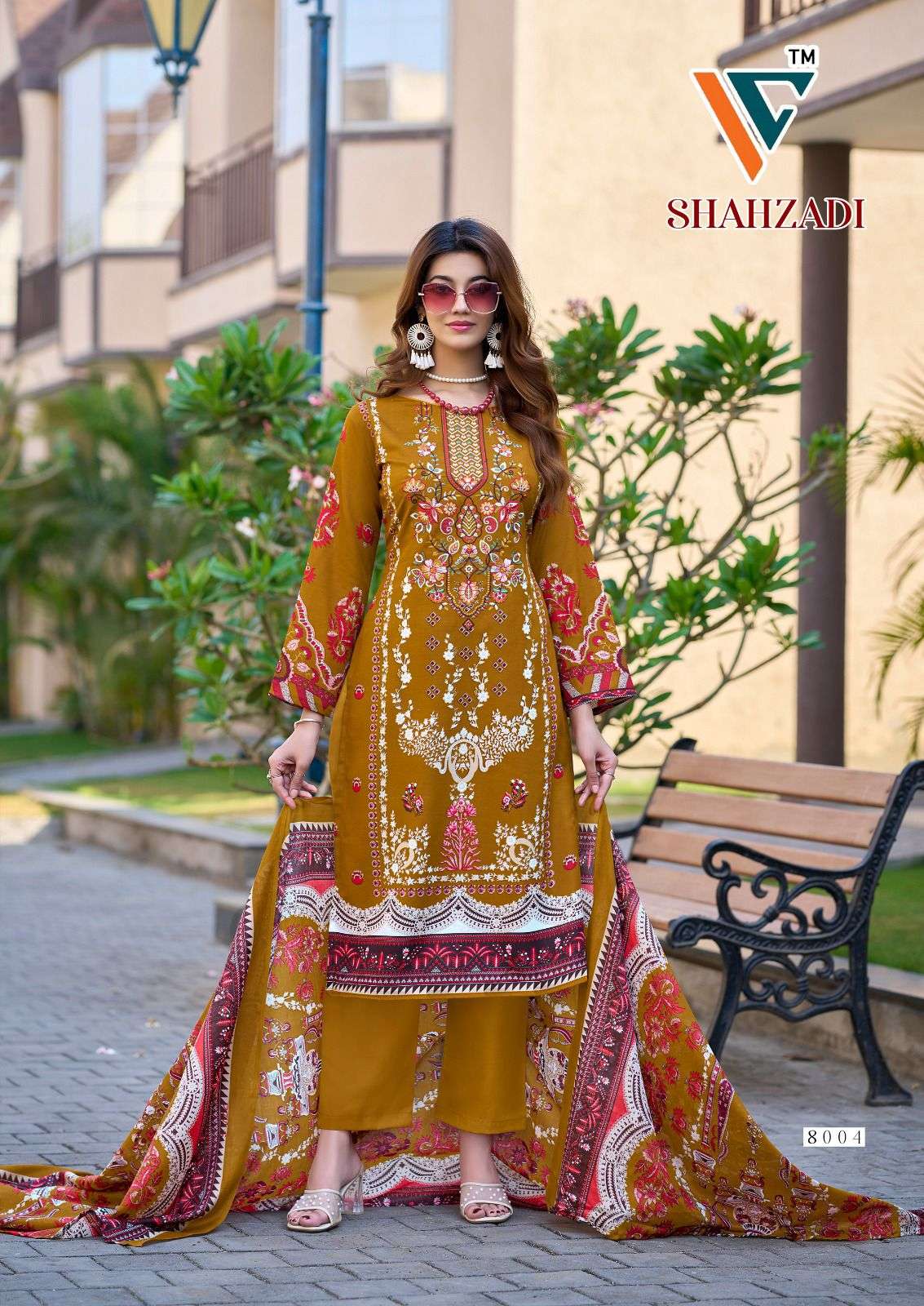 Vandana Creation Shahzai Vol - 08 Cotton Dress Material - Amrah Wholesale