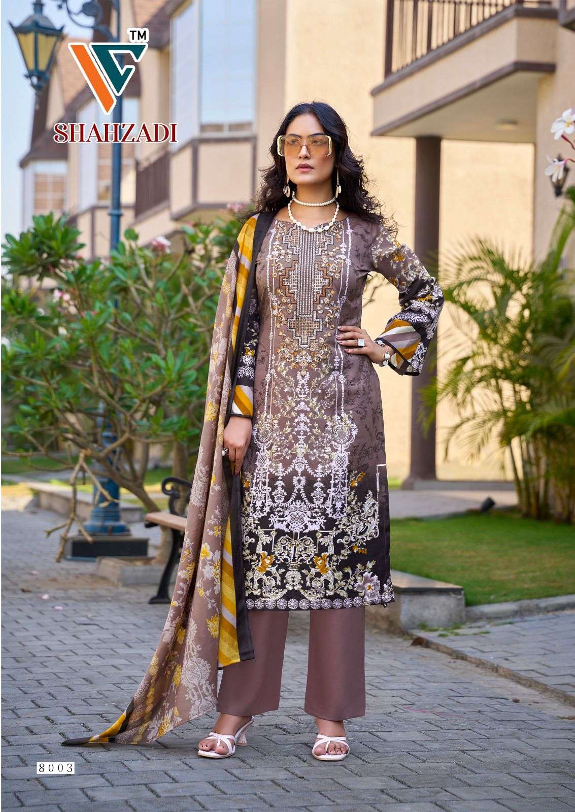 Vandana Creation Shahzai Vol - 08 Cotton Dress Material - Amrah Wholesale