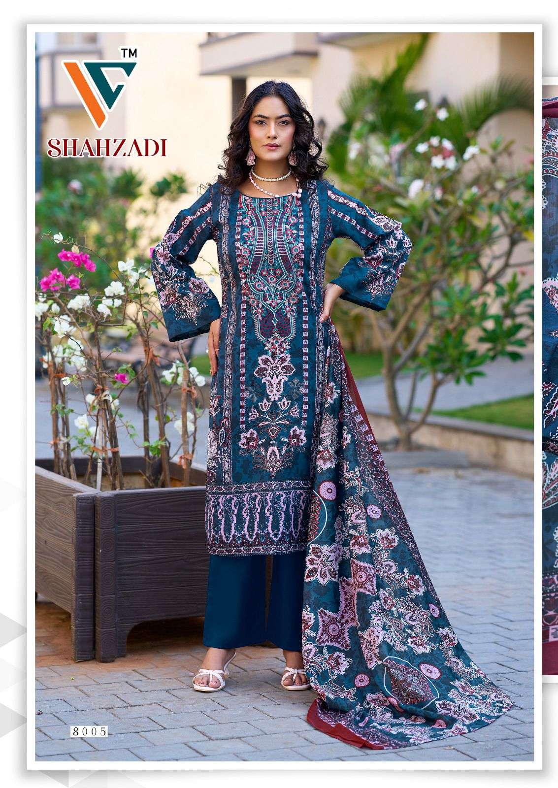 Vandana Creation Shahzai Vol - 08 Cotton Dress Material - Amrah Wholesale