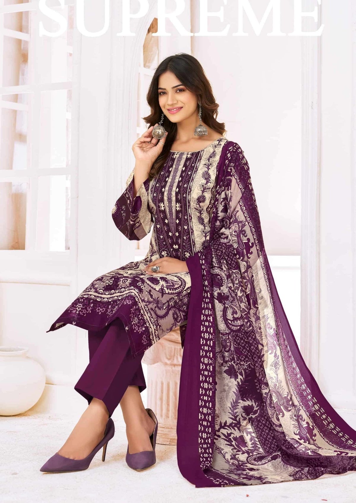 Vandana Creation Supreme Vol 5 Soft Cotton Dress Material - Amrah Wholesale