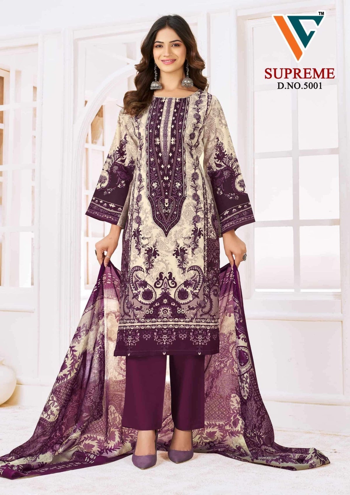 Vandana Creation Supreme Vol 5 Soft Cotton Dress Material - Amrah Wholesale