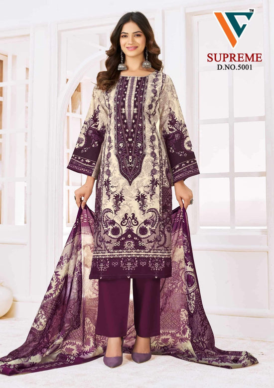 Vandana Creation Supreme Vol 5 Soft Cotton Dress Material - Amrah Wholesale