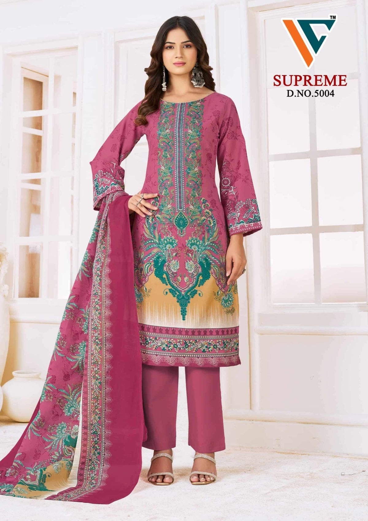 Vandana Creation Supreme Vol 5 Soft Cotton Dress Material - Amrah Wholesale