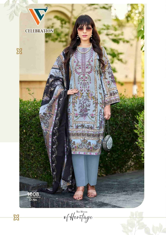 Vandana Fashion Celebration Vol 1 Designer Cotton Dress Material - Amrah Wholesale
