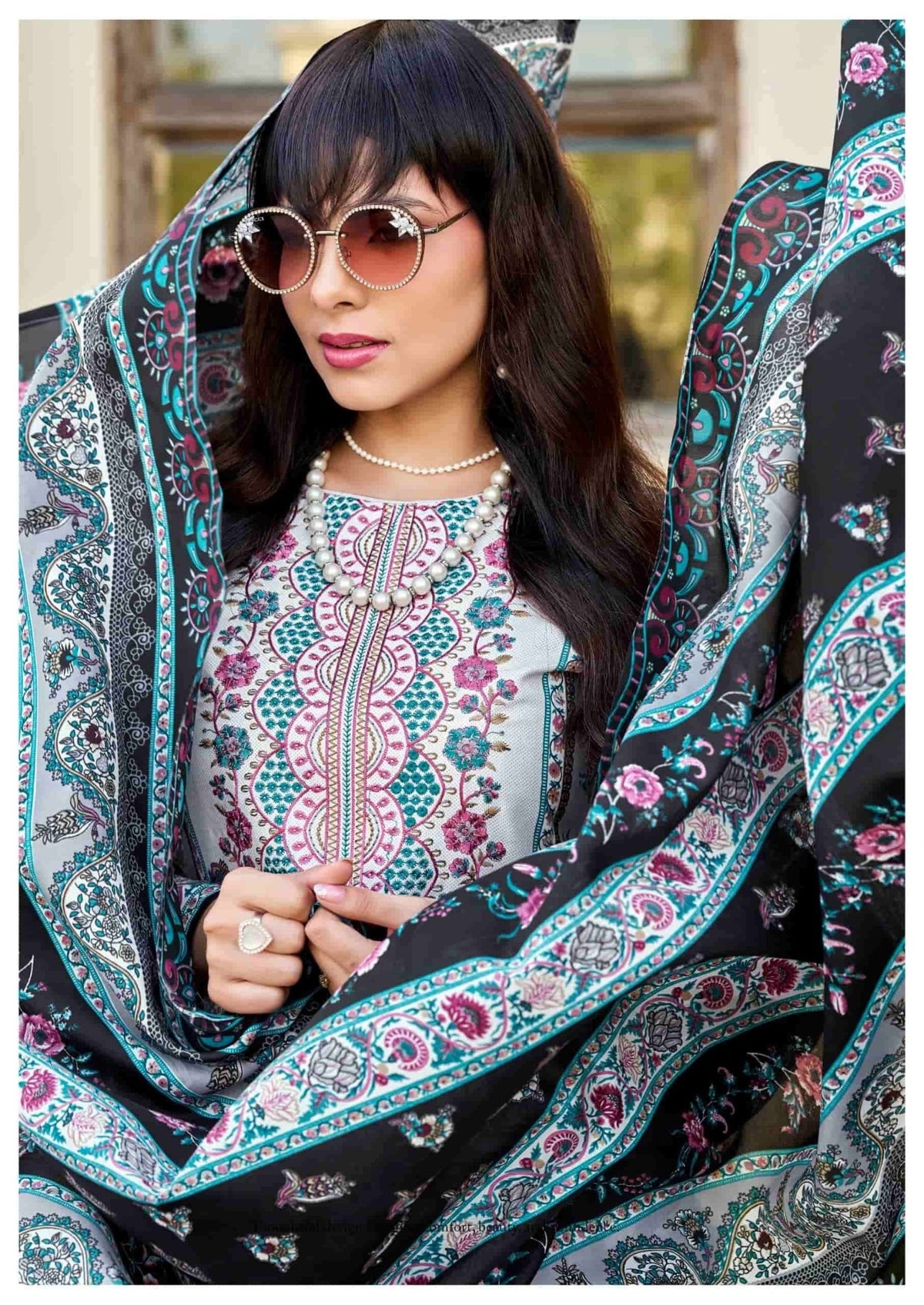 Vandana Fashion Celebration Vol 1 Designer Cotton Dress Material - Amrah Wholesale