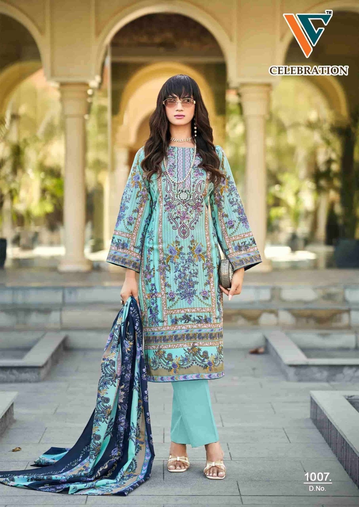 Vandana Fashion Celebration Vol 1 Designer Cotton Dress Material - Amrah Wholesale