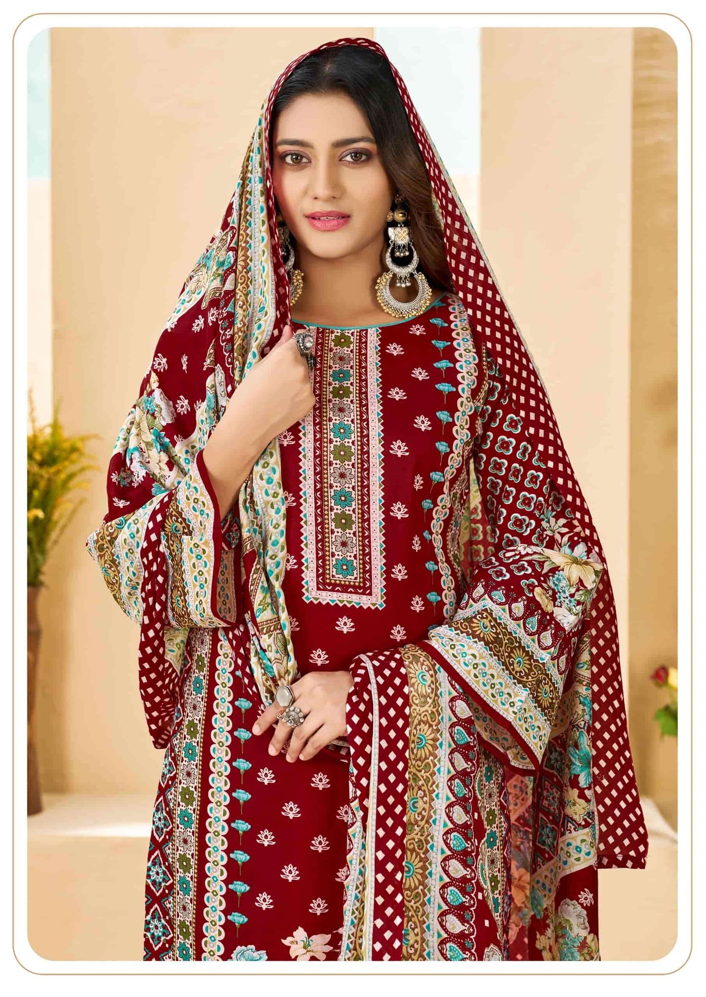 Vandana Fashion Karachi Supreme Vol 7 Printed Cotton Dress Material