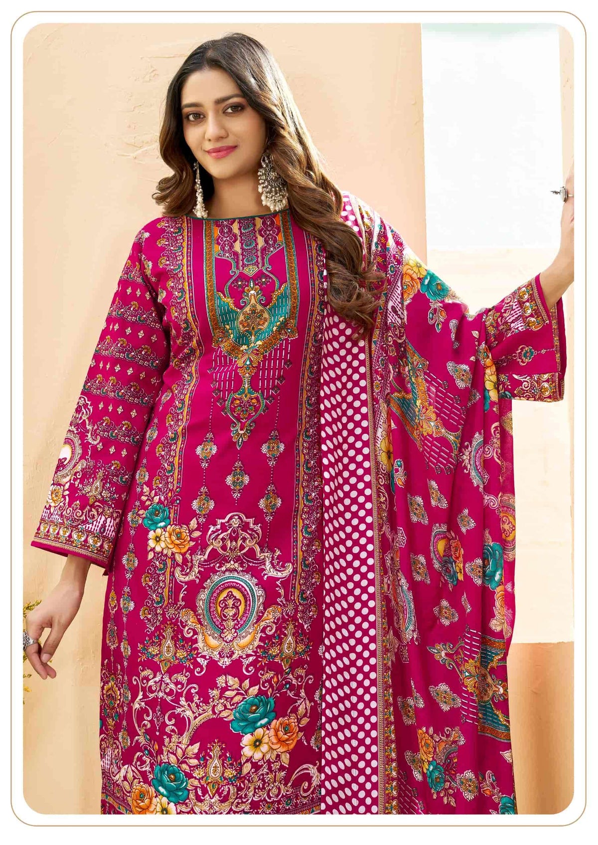 Vandana Fashion Karachi Supreme Vol 7 Printed Cotton Dress Material