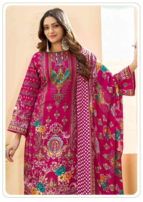 Vandana Fashion Karachi Supreme Vol 7 Printed Cotton Dress Material