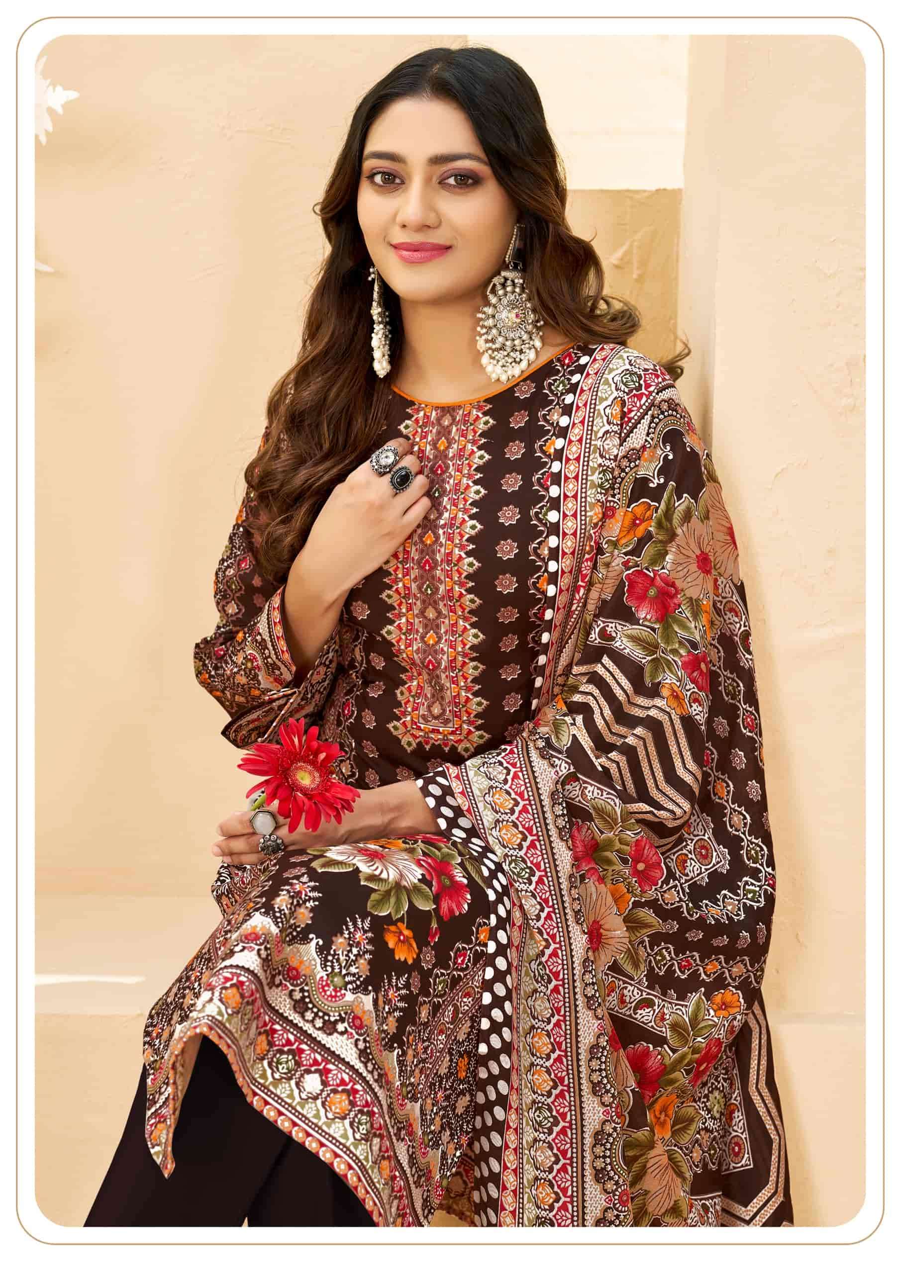 Vandana Fashion Karachi Supreme Vol 7 Printed Cotton Dress Material